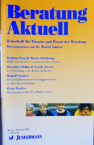 Titelbild der Fachzeitschrift Beratung Aktuell